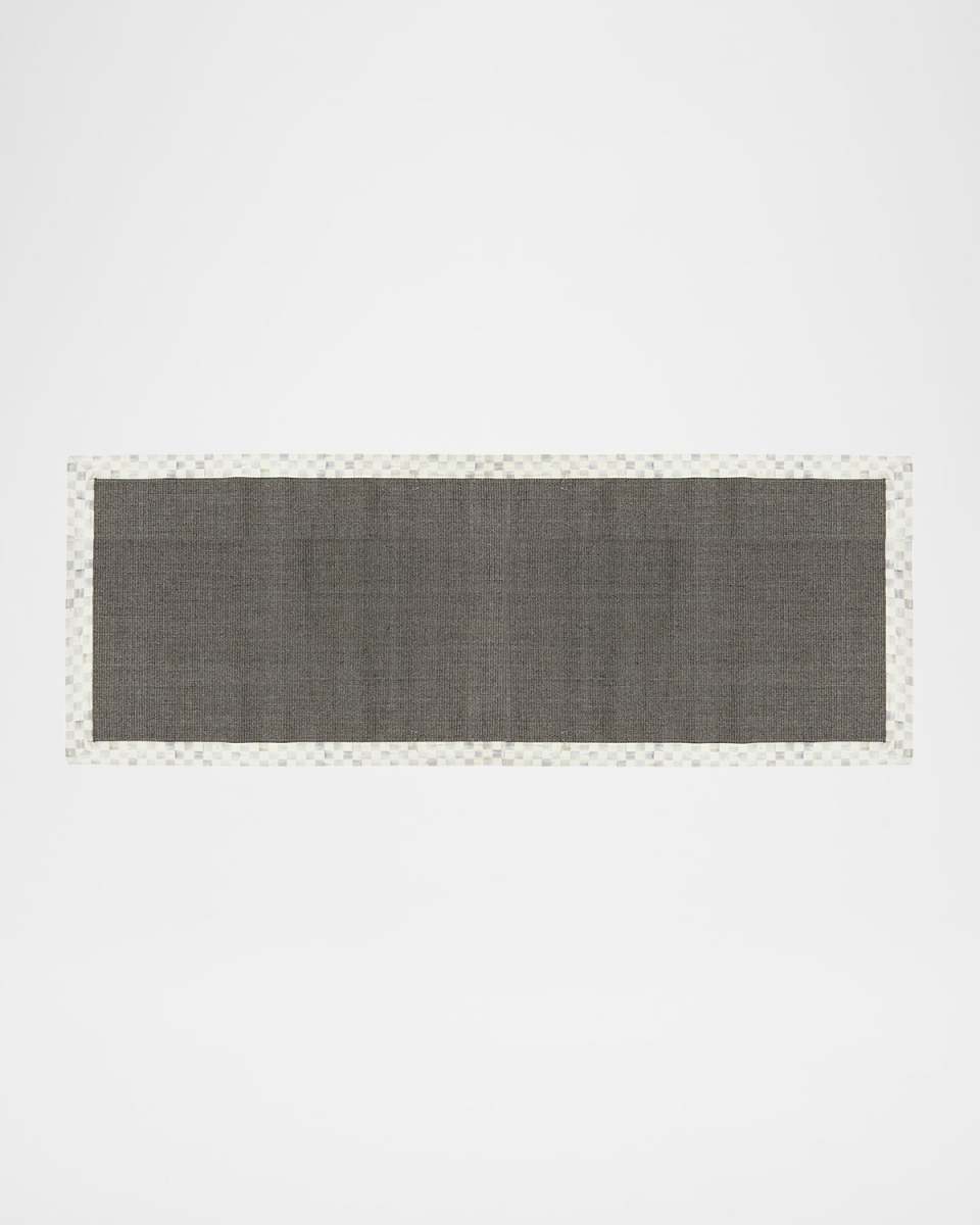 Sterling Check Sisal Rug, 2'6" x 9'